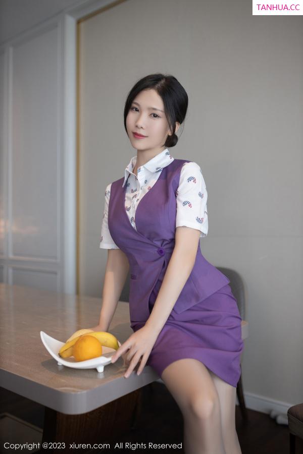 陈若依 抖娘利世 [XiuRen]高清写真图 2023.01.04 No.6084 利世 空姐制服第6张图片